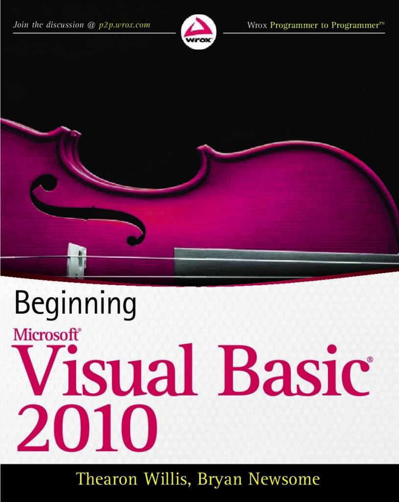 Boek Cover Wrox - Beginning Microsoft Visual Basic 2010 - Towesh